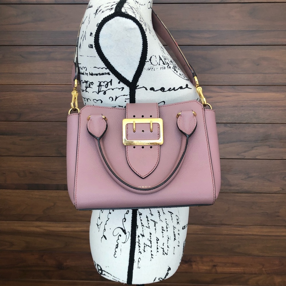 BURBERRY Small Buckle Leather Crossbody